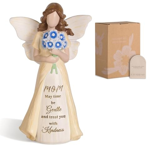 Storieme Vergissmeinnicht Figur Geschenke für Mama - Beste Mütter Geschenk für Muttertag Weihnachten Geburtstag Engel Ornament Dekor