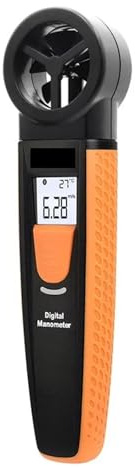 Misuratore di velocità del digitale Bluetooth-compatibile con anemometro tascabile, termometro, APP 1~30.0M per giardino esterno