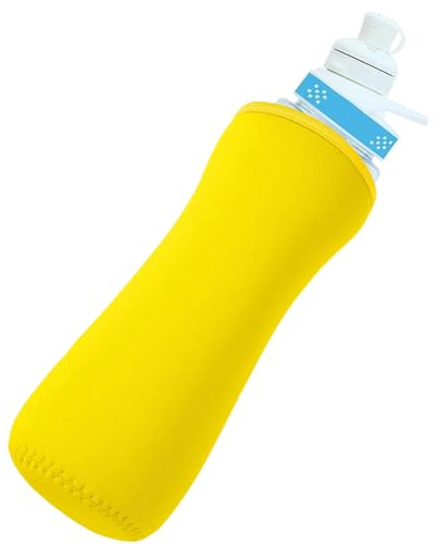 kivrimlarv Funda de neopreno para botella de agua, enfriador portátil de neopreno aislado para botella de agua, bolsa de soporte ergonómica, soporte aislado, transportador de bolsas para adultos