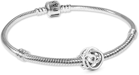 PANDORA Geschenk-Set Armband für Damen Silber Familie Für Immer 21516 | Schmuck Bundle mit Charm für Frauen 925 Sterlingsilber, liebevolle Geschenkidee