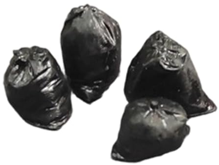 RoaQinFo Lot de 4 Sacs Poubelles Miniatures à L'échelle 1:64 pour Micro-jardin Féerique.