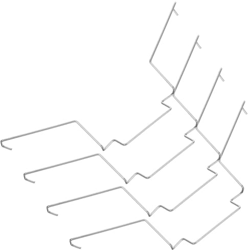 BUTIFULSIC 4 Stück CPU Lüfter Klammern aus Stahldraht für Computer CPU Kühlkörper Lüfter Einfache Montage und Verbesserte Wärmeableitung Silberfarbene Halterungen Fürpc Mainboard