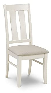 Julian Bowen Pembroke Set of 2 Dining Chairs, Ivory