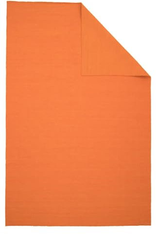 Morgenland Kelim Teppich Modern Handgewebt Wolle Orange 200x300cm