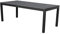 Gartentisch Essy + 2 Zusatzplatten Polywood Garten Terrasse Tisch schwarz grau