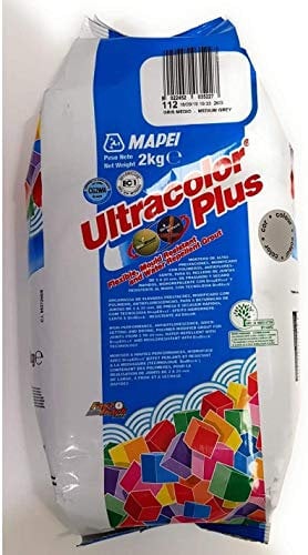 3 x UltraColor Plus Medium Grey Grout 2kg