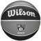 Wilson Basketball NBA TEAM TRIBUTE, BROOKLYN NETS, Outdoor, Gummi, Größe: 7