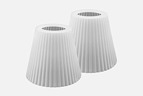 Silky Light Weinglas Topper - Silikon Aufsatz weiß 2 Stück - als Innendeko und für draußen