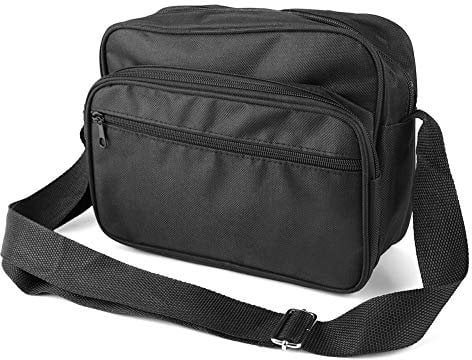 Borsa portautensili, borsa portautensili a tracolla in tela spessa, borsa portautensili multiuso con tracolla regolabile per la conservazione degli utensili di idraulici ed elettricisti