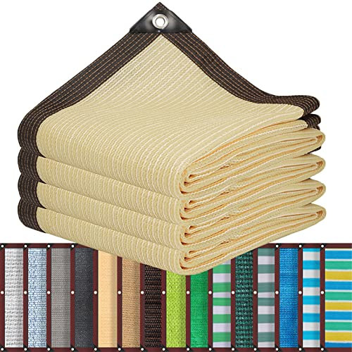 SDLLG Red de Sombra para toldo con 90% de Efecto de sombreado Red de protección UV 1x1M Red de jardín 8 Colores Combinan con su jardín Tela de protección Solar Resistente a la Temperatura