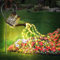 Regadera solar con cadena de luces decorativa para jardín, LED resistente al agua, cadena de luces solares para exteriores, metal vintage, luces solares para exteriores, para patios, árboles, césped,