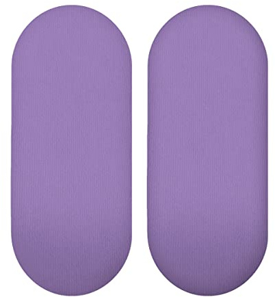 Baby Comfort Baby-Spannbetttuch / Baby-Form, oval, Violett, 2 Stück