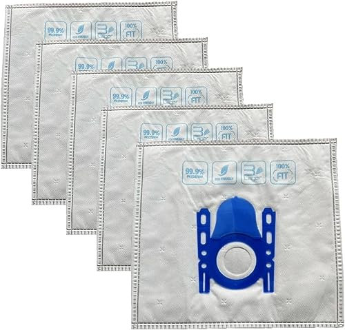 Lot de 5 sacs d'aspirateur de rechange pour Bosch, BBZ41FG, GL-30, Logo, BGB75, BGL6, BGL8