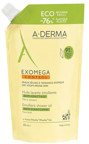 A-DERMA EXOMEGA CONTROL Duschöl Nachfüllpackung, 500 ml Duschgel