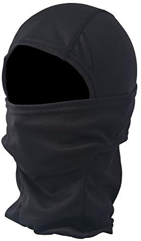 SIVENKE Sturmhaube Gesichtshaube Balaclava Damen/Herren Winter Sturmmaske für Fahrrad Motorrad Ski Schlauchtuch, Schwarz-A