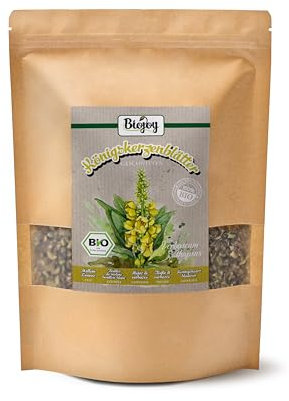 Biojoy BIO-Königskerzen-Tee (250 g), Königskerzenblätter getrocknet und geschnitten (Verbascum thapsus)