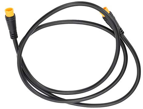 Yitre Câble Adaptateur de Vélo électrique, Connecteur de Câble de Vélo électrique de 87 Cm/34,3 Pouces, Noir pour Vélo électrique à Usage Extérieur Vélo électrique Enfants Adultes