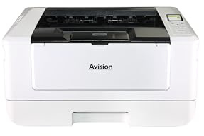 Avision AP40Q, 40ppm, Monochrom, Laserdrucker (Drucker, LAN, WiFi, Duplex, AirPrint, 250-Blatt Papierfach) weiß, Ausdruck der ersten Seite in 5,9 Sek., Fernverwaltung über eingebettete Webseite.