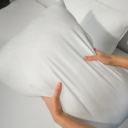 nordqueen ergonomisches Mikrofaser Kissen, waschbares Ökotex, Nackenstützkissen zur Verbesserung der Schlafqualität, für Jede Schlafposition geeignet. (50X70 cm)