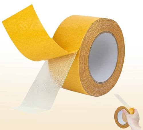 Strong Adhesive Double Sided Gauze Fiber Mesh Tape,strong Double Sided Tape Heavy Duty,carpet Tape Double Sided Heavy Duty,high Adhesive Strength Mesh Double-sided Duct Tape,fiberglass Tape-1pcs