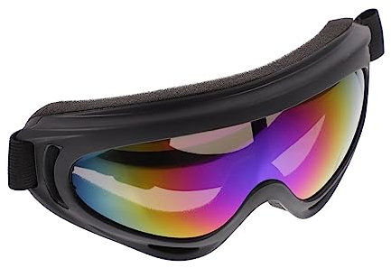 Gogogmee 1 Paar Winddichte Brille Winddichte Schutzbrille Fahrradbrille Fallschirmspringerbrillen Schlittschuhbrille Vintage Motorradbrille Schneemobilbrille Brillen Für Männer Ski Stk