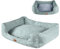 Pettidot Hundebett Katzenbett Kleine Mittelgroße Grosse Hunde Hundekorb Hundesofa Hundebett Waschbar Schlafplätze & Möbel für Hunde Katzen (S, Grün)