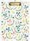 Happy St Presse-papiers à clip Format A4 31,8 x 22,9 cm Planchette à pince de menu avec clip discret pour médecin bureau réunion