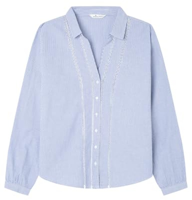 Springfield Damen 3.fq. Blusa Cami Alg Raya Rosa Bluse