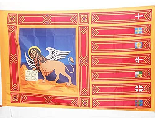 Veneto - Italia - Regione Italiana 90X150Cm Bandiera Decorativa Multicolore Bandiera Di Benvenuto Durevole Estate Bandiera Decorazione Per Patio Camera Da Letto Interni