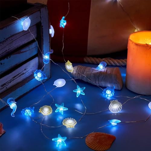 Maritim Lichterkette 3M 30LED für Kinderzimmer, Fenster