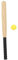 OFFIGAM 1 Set Baseball Bat Zubehör Interaktive Interessant Baseball Outdoor