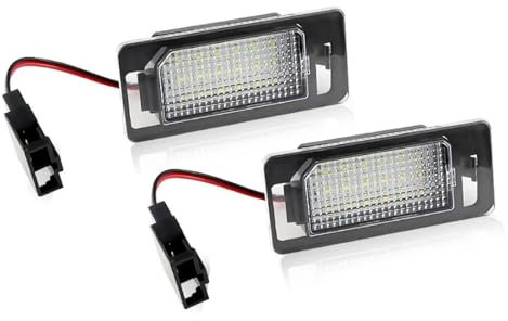License Plate Light for Audi A3/A4 2015+ A5/S5/RS5 A6/S6 A7/S7/RS7 Allroad 2013-2016 TT Q3 Q5/SQ5 Q7 2017+, LED License Number Plate Light