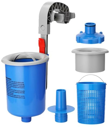 Écumoire pour piscine terrestre – Kit de nettoyage automatique de l'eau de piscine, pièces de rechange pour cadres métalliques tubulaires, cour, parc, jardin