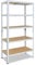 shelfplaza® 180x80x30cm HOME Schwerlastregal weiß/Metallregal mit 5 Böden/Kellerregal Metall, Garagenregal, Werkstattregal oder Regal Lagerregal/Steckregal Metall mit 175kg Tragkraft