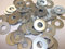 Lot de 50 rondelles plates M10 en acier plaqué zinc brillant 10 mm