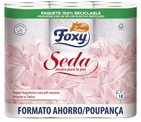 Foxy Lot de 18 rouleaux de papier toilette