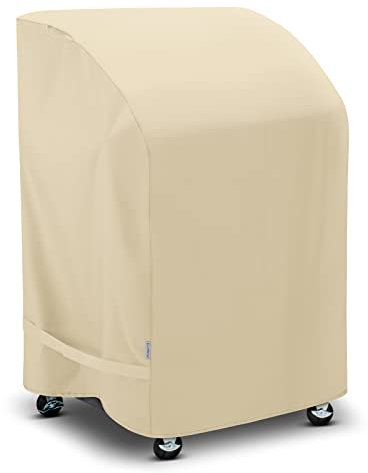 SunPatio Grillabdeckung mit 2 Brennern, 81,3 cm, für den Außenbereich, strapazierfähig, wasserdicht, kleine Gasgrillabdeckung, UV- und lichtbeständig, kompatibel für Weber CharBroil Nexgrill und mehr