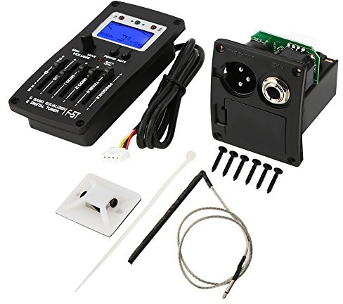 F-5T 5Band égaliseur numérique micro prise pour guitare acoustique classique électrique