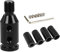 X AUTOHAUX M12x1.25 Car Black Gear Shift Knob Adapter for Non Threaded Shifter