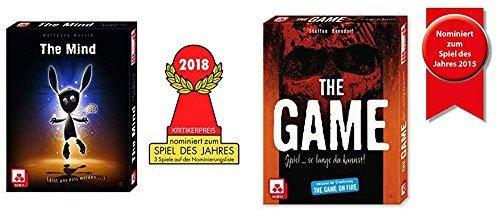 NSV - 4059 - The Mind - Kartenspiel & 4034 - The Game - Kartenspiel