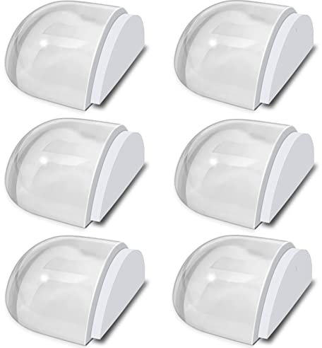 Tope de Puerta para Suelo, Juego de 6 Unidades, Tope Puerta Adhesivo, Topes para Puertas Transparente Autoadhesivo Protección de Pared y Muebles