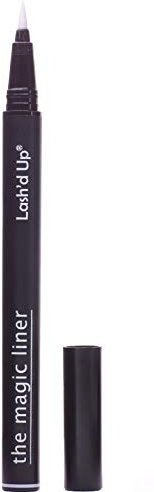 Lash'd Up® Magic Glue Liner liens avec tous les faux cils réguliers [non-magnétique], pas besoin de colle, Extra Fort (Transparent)