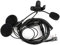 Asudaro Auricolare e auricolari per radio walkie-talkie, auricolare per casco da motociclista a 2 pin con PTT a dito compatibile con Icom, Yaesu, kenwood