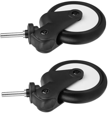 Kinderwagen Gummiräder, Kinderwagen Vorder-/Hinterräder Ersatzzubehör für Yoya Vovo Wheel Kinderwagen mit Werkzeugen(1 Pair Front Wheel)