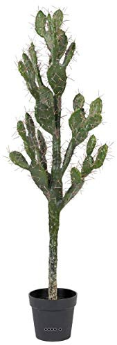 Artificielles.com - Opuntia Schnuller Kaktus im dichten Topf, Top-Qualität, Höhe 130 cm, grüne Aloe - wählen Sie Ihre Höhe: 130 cm, Farbe: grüne Aloe