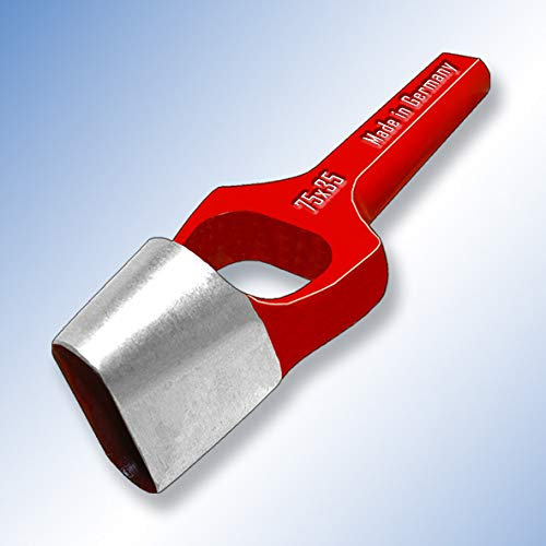 Emporte-pièce ovale forgée 75 x 35 mm