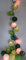 GURU SHOP Stoff Ball Lichterkette 20`er LED Kugel Lampion Lichterkette - Grün/weiß, 7x7x350 cm
