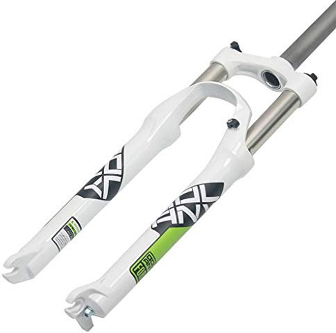 Bicyclette Adulte Unisexe Fourche À Suspension 26 Pouces Fourche VTT, Ultralight Cyclisme Tube Droit Frein À Disque Montagne Vélo Amortisseur (Couleur : B, Size : 26 inch)
