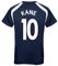 Tottenham Hotspur - Herren Trainingstrikot aus Polyester - Offizielles Merchandise - Geschenk für Fußballfans - Dunkelblau - Kane 10 - S