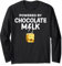 Shaker au chocolat au lait, au chocolat et au chocolat Manche Longue